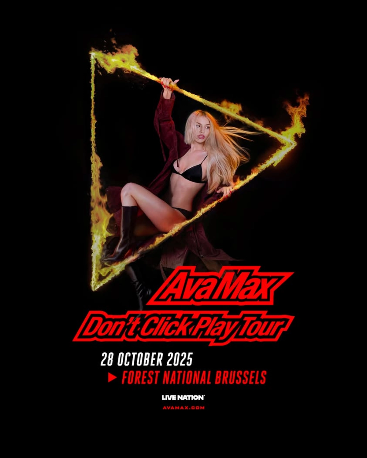 Billets Ava Max (Forest National - Bruxelles)