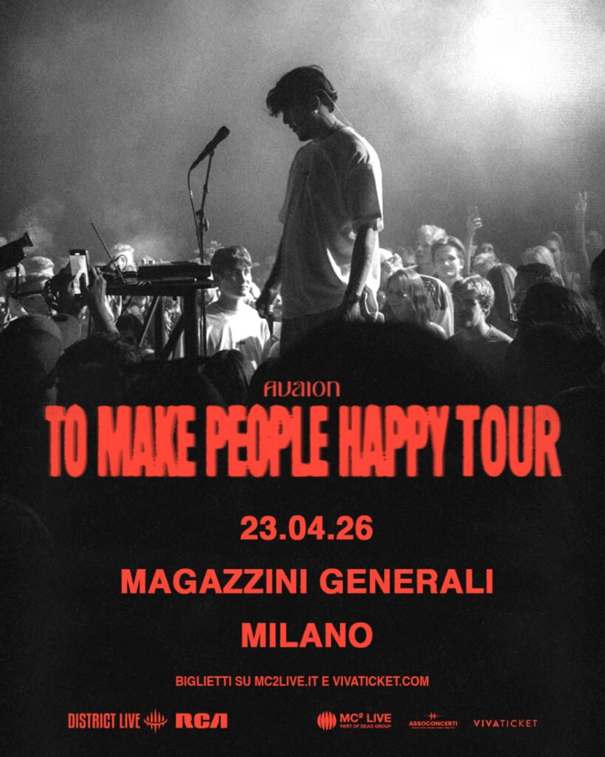 Billets AVAION (Magazzini Generali - Milan)