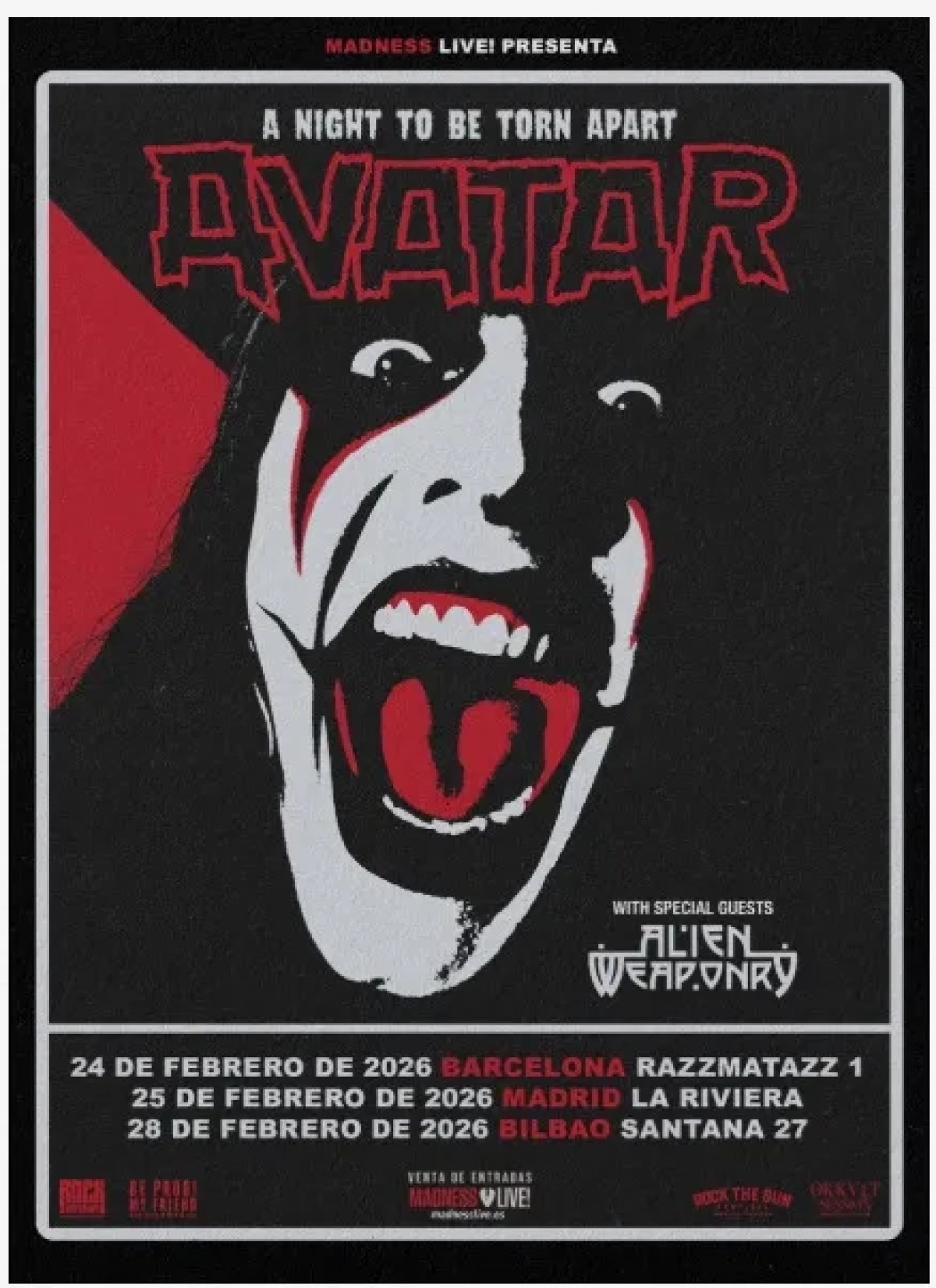 Avatar at Sala Santana 27 Tickets