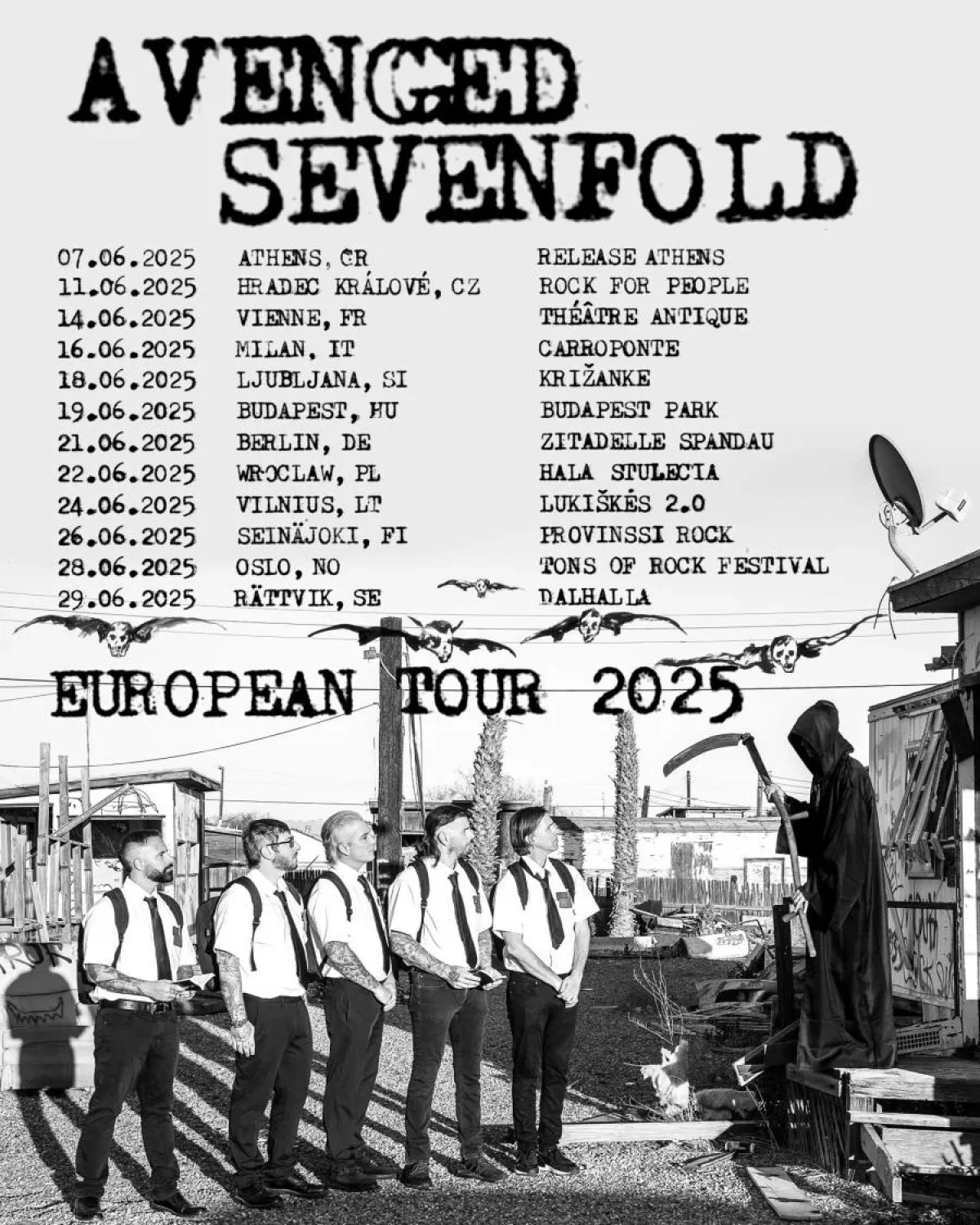 Billets Avenged Sevenfold (Zitadelle Spandau - Berlin)