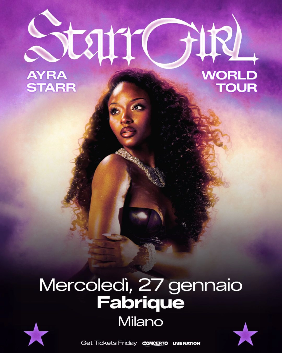 Billets Ayra Starr (Fabrique Milano - Milan)