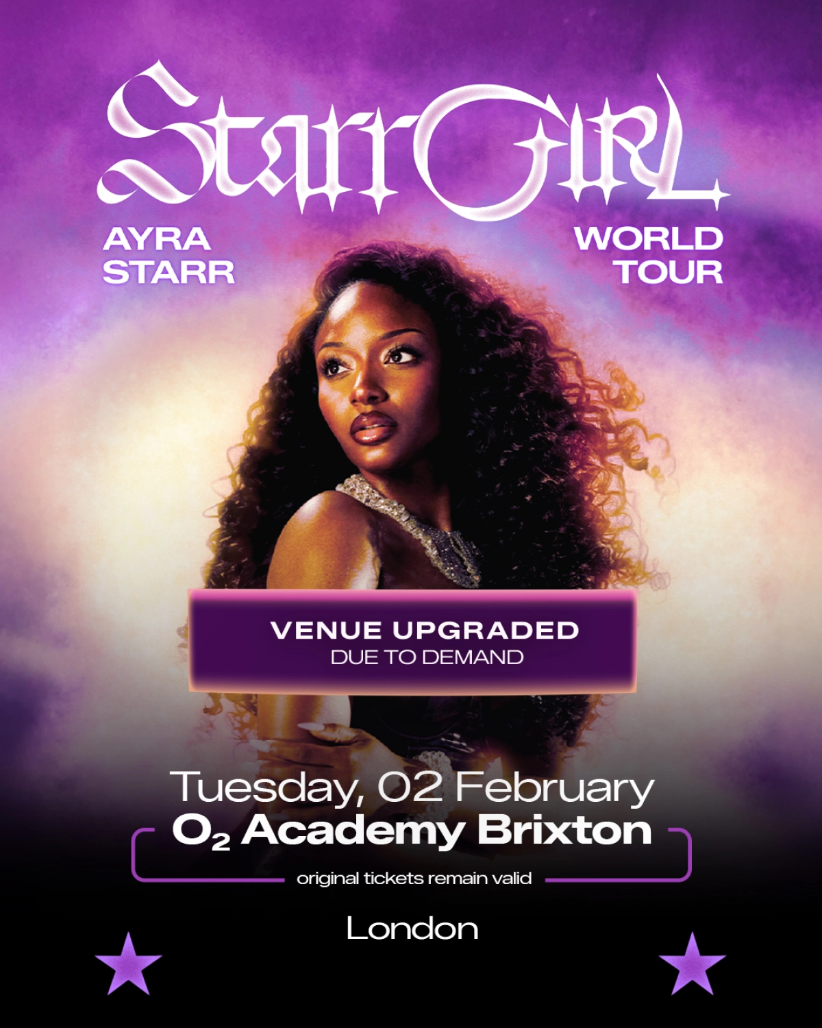 Ayra Starr in der O2 Academy Brixton Tickets