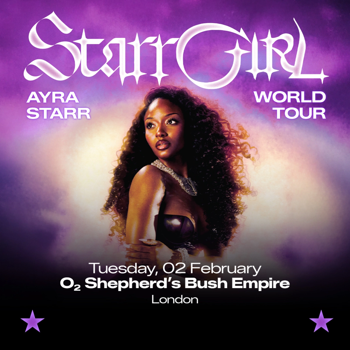 Billets Ayra Starr (O2 Shepherds Bush Empire - Londres)