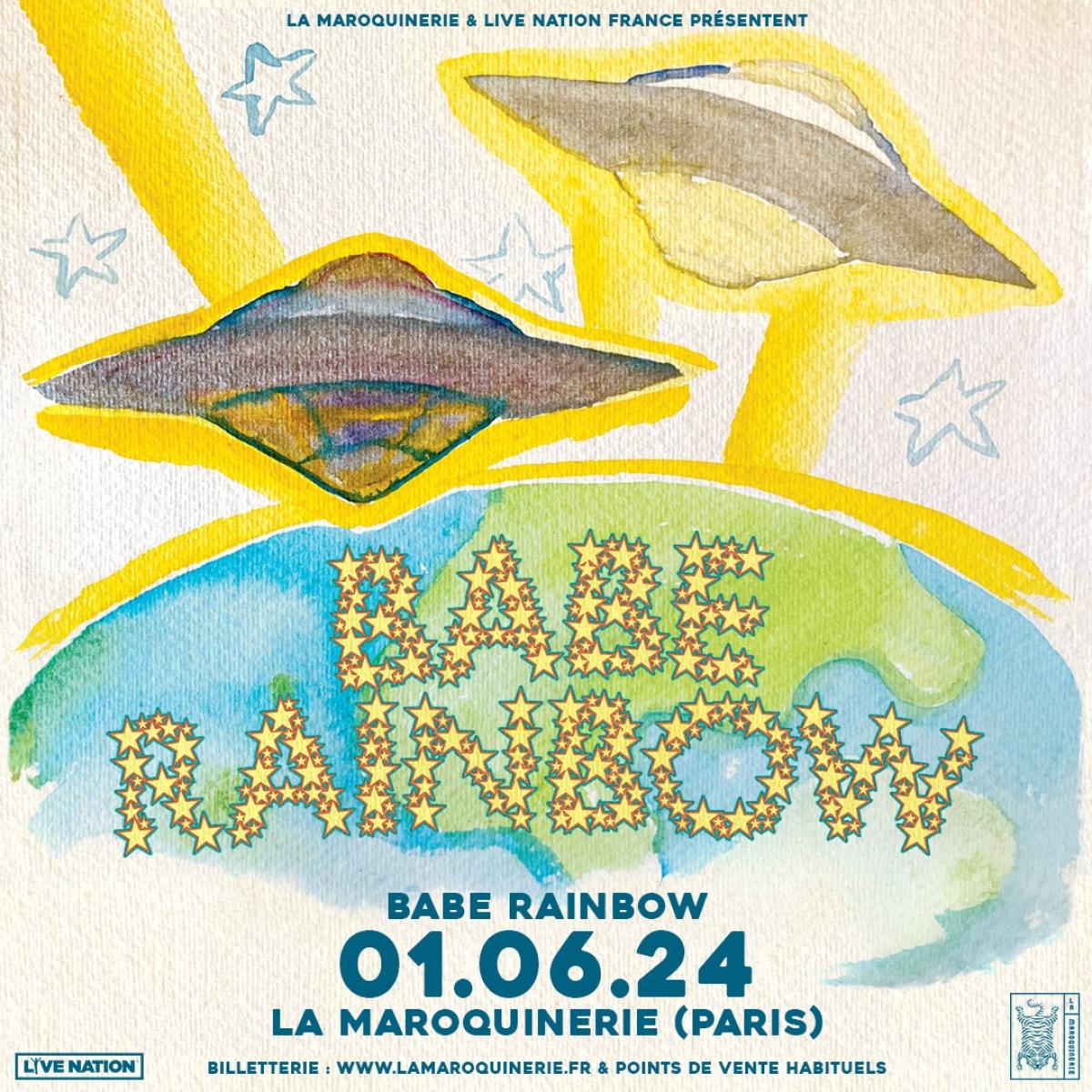 Billets Babe Rainbow (La Maroquinerie - Paris)