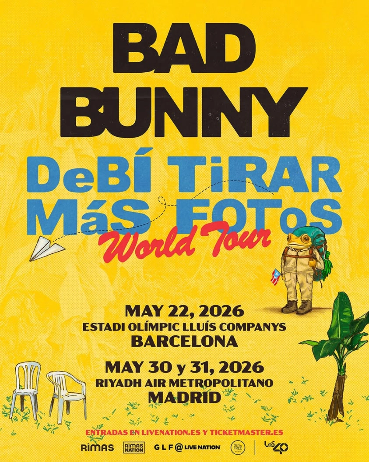 Billets Bad Bunny (Palau Sant Jordi - Barcelone)