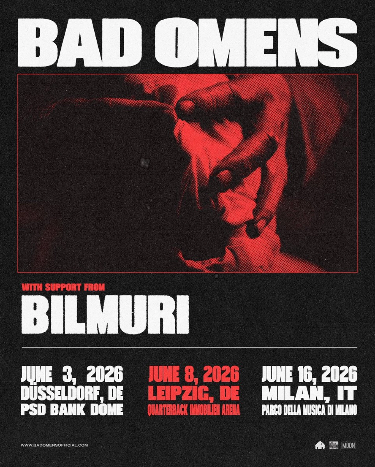 Billets Bad Omens (Quarterback Immobilien Arena - Leipzig)