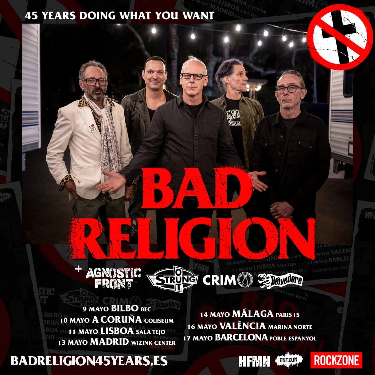 Billets Bad Religion (Sala Paris 15 - Malaga)