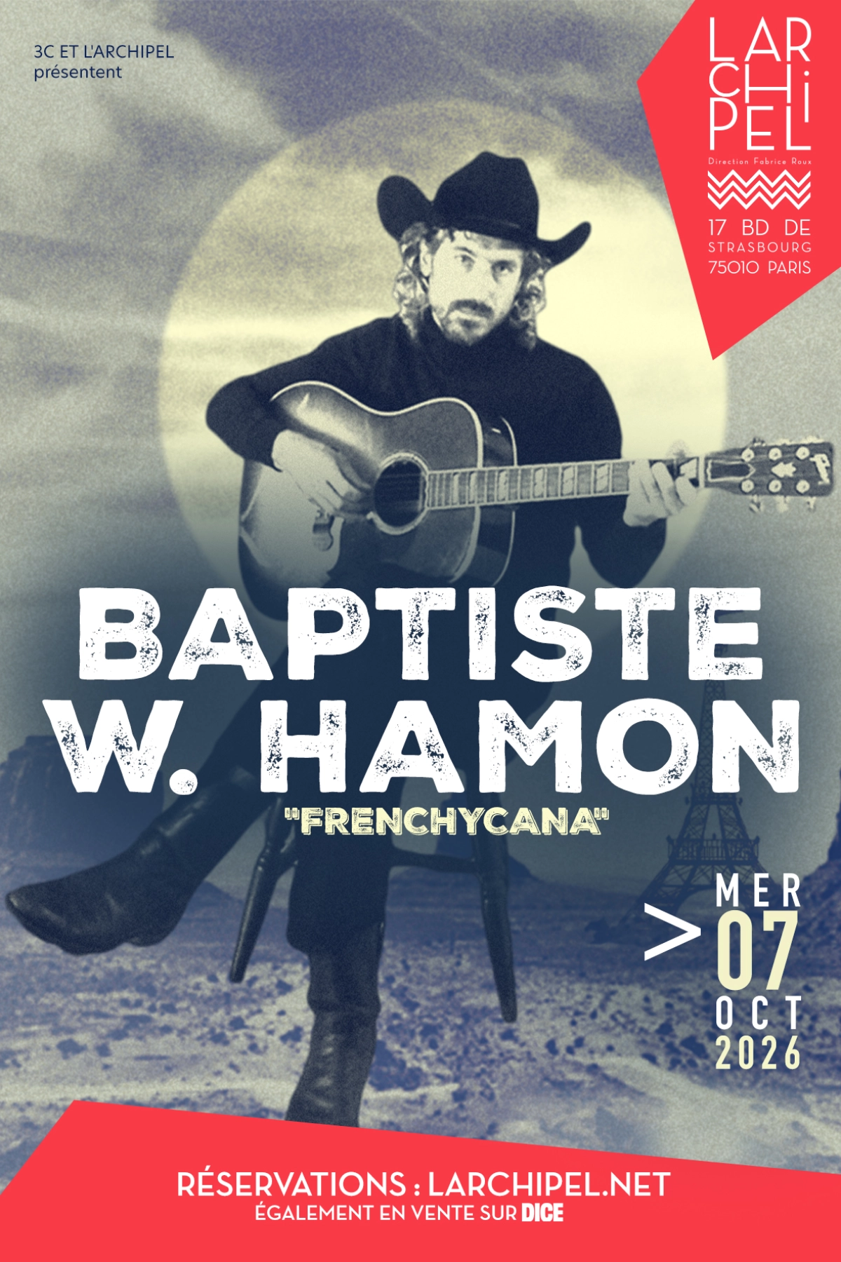 Baptiste W. Hamon at L'Archipel Paris Tickets