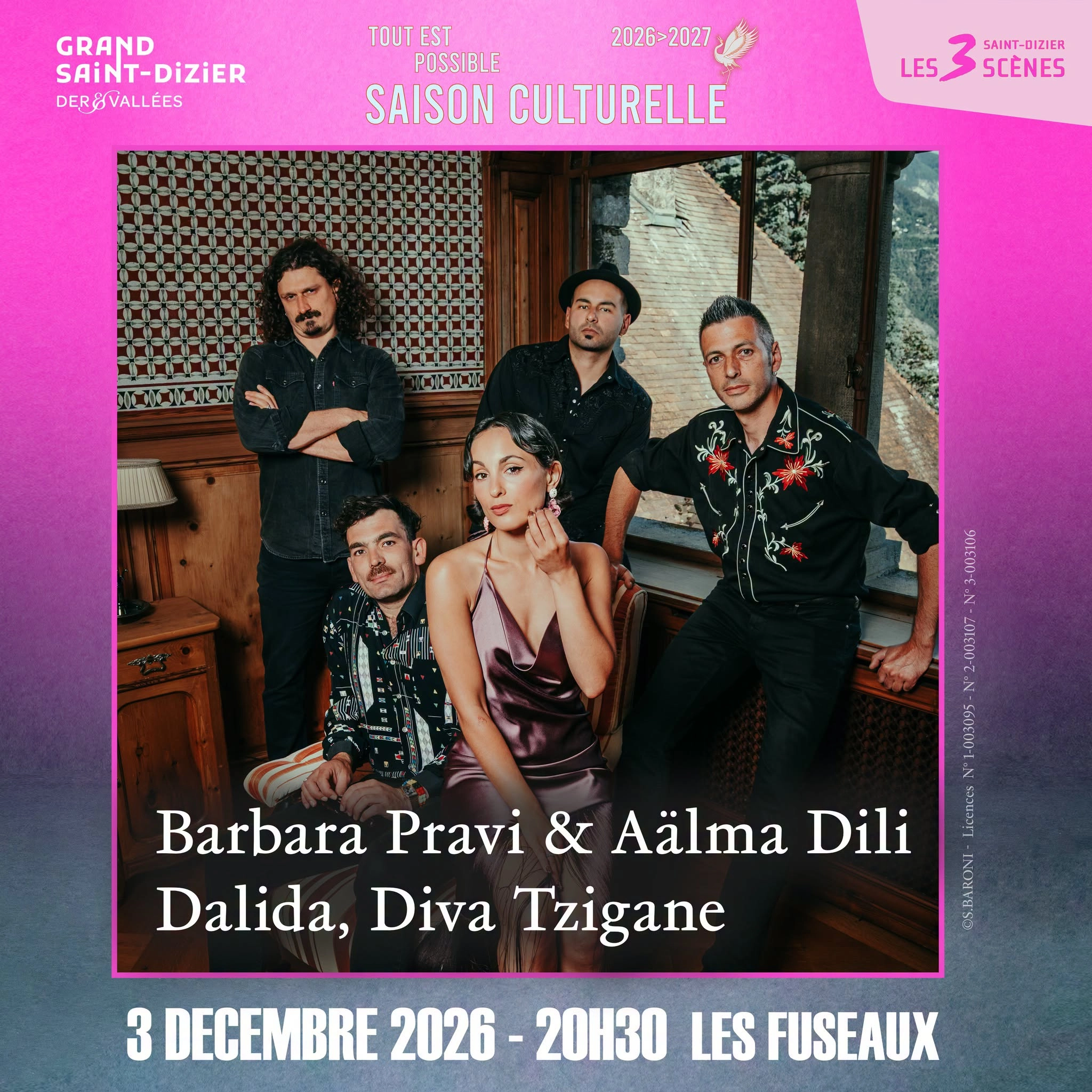 Barbara Pravi in der Les Fuseaux Tickets