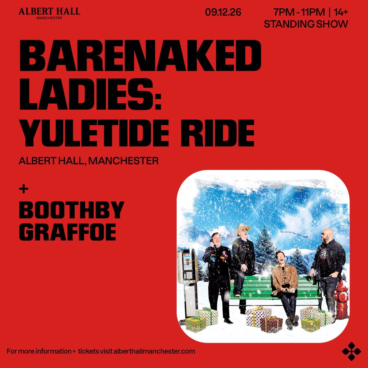 Barenaked Ladies at Albert Hall Manchester Tickets