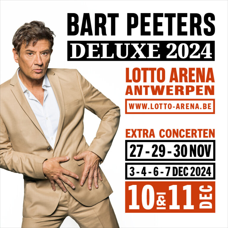 Billets Bart Peeters Deluxe 2024 (Lotto Arena - Anvers)