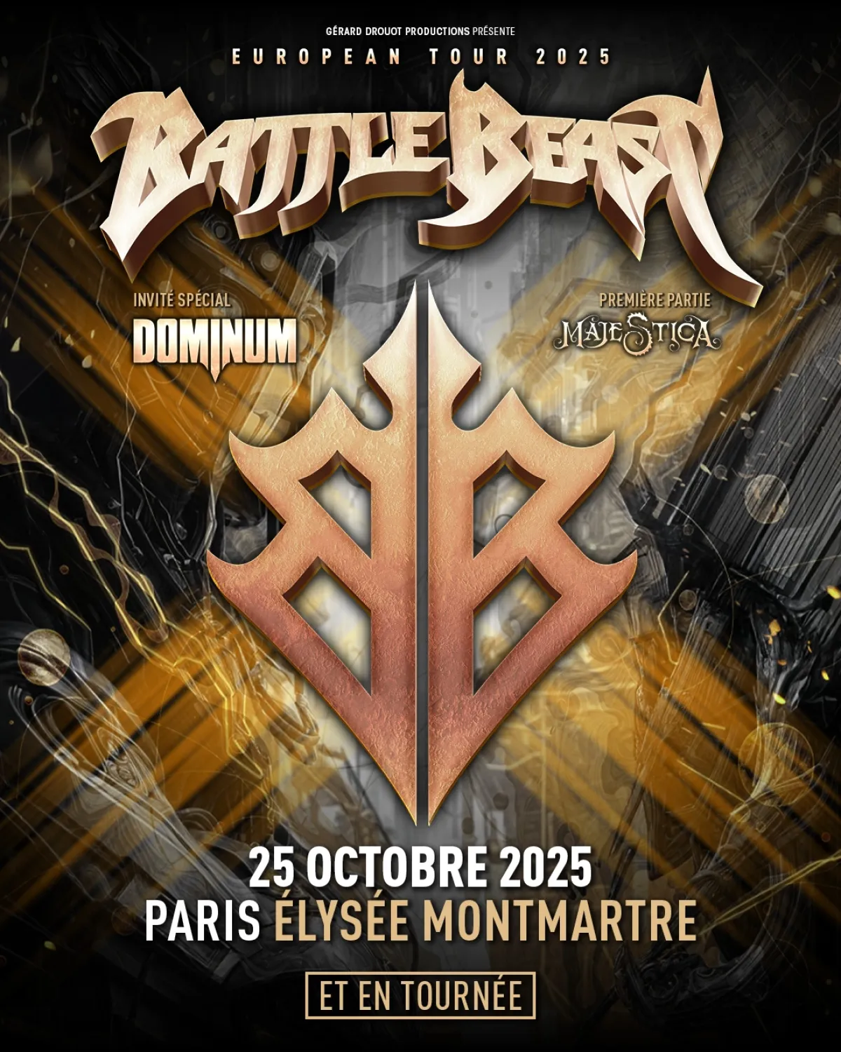 Billets Battle Beast (Elysee Montmartre - Paris)