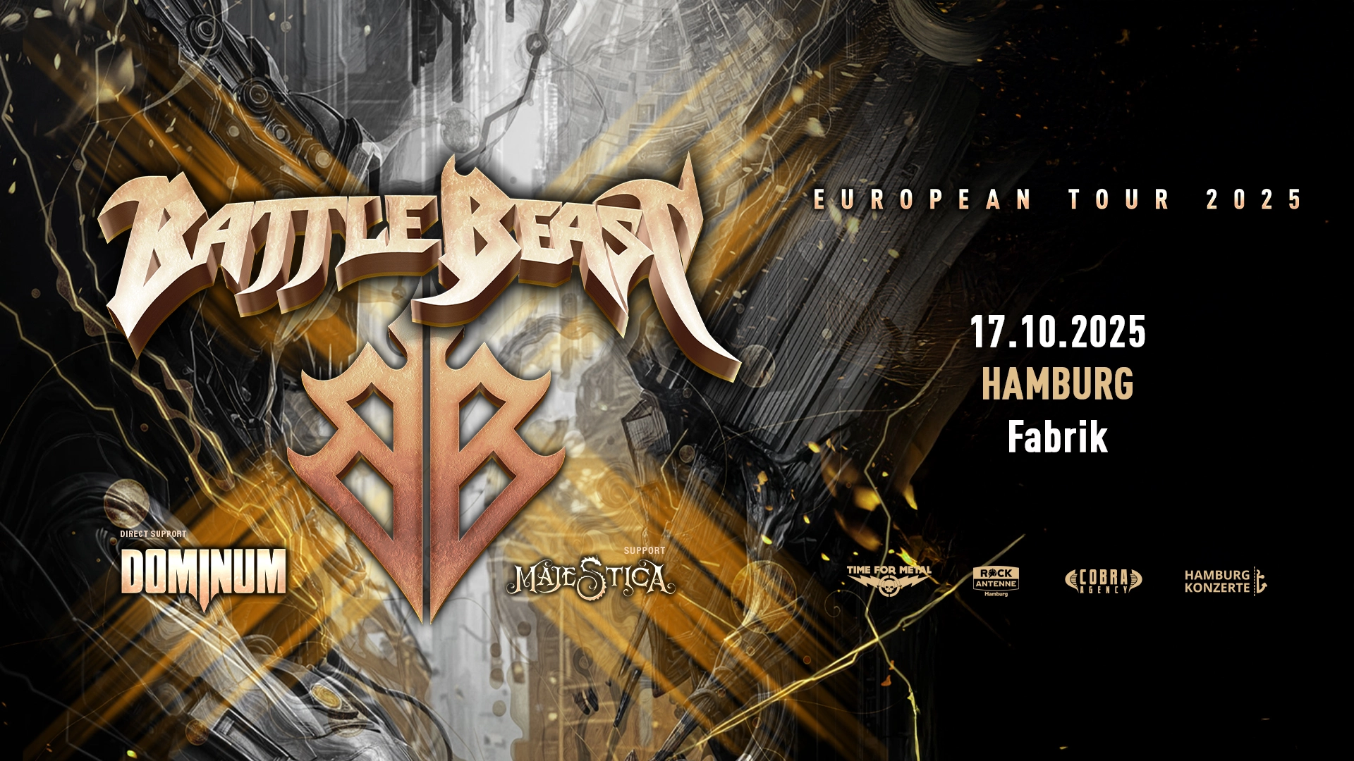 Billets Battle Beast (Fabrik Hamburg - Hambourg)