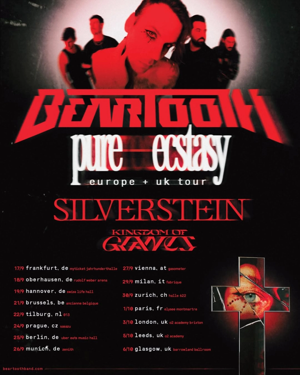 Billets Beartooth (Rudolf Weber-Arena - Oberhausen)