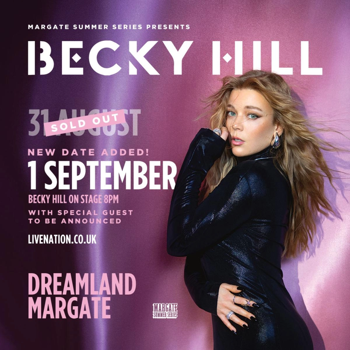 Billets Becky Hill (Dreamland Margate - Margate)