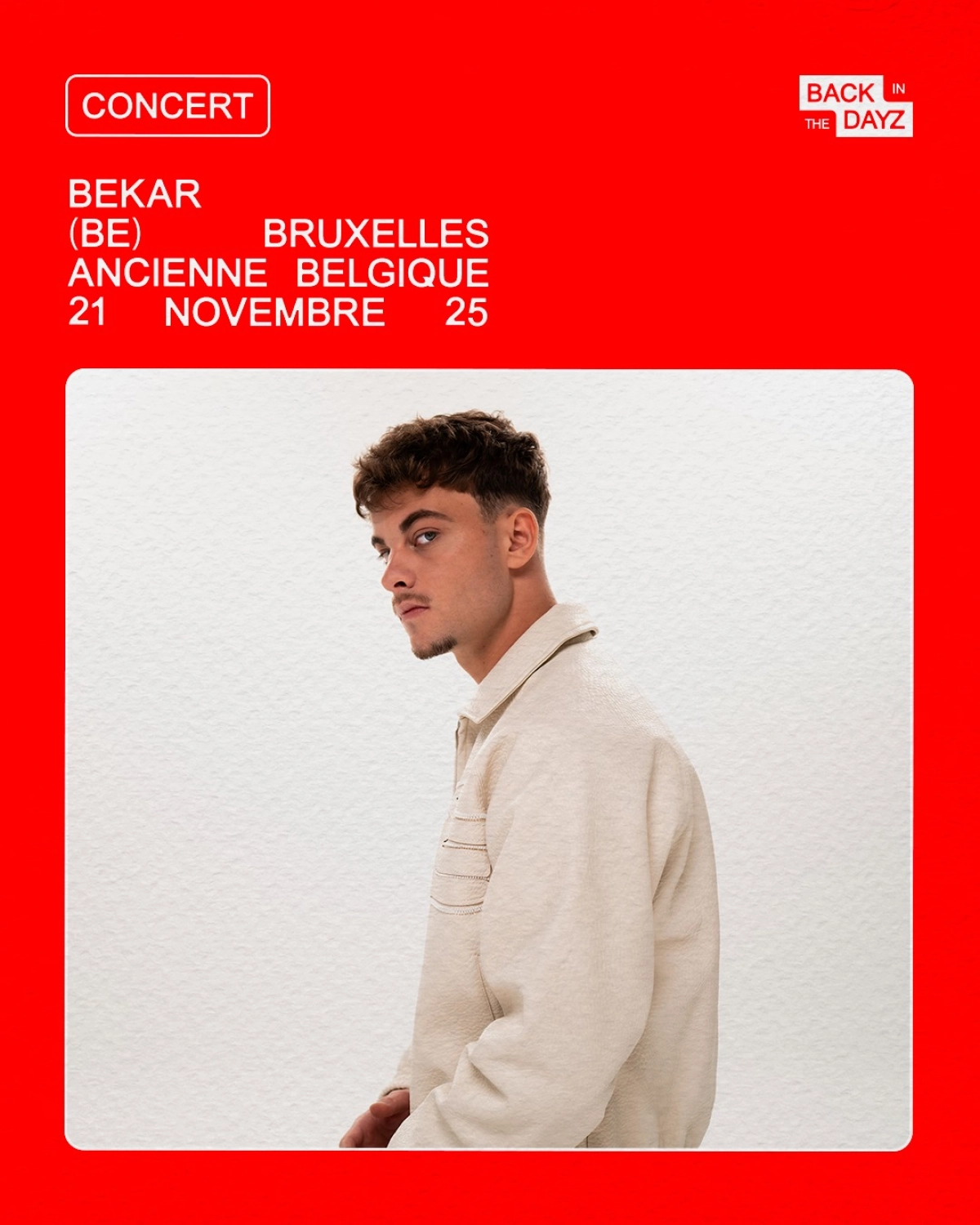 Billets Bekar (Ancienne Belgique - Bruxelles)