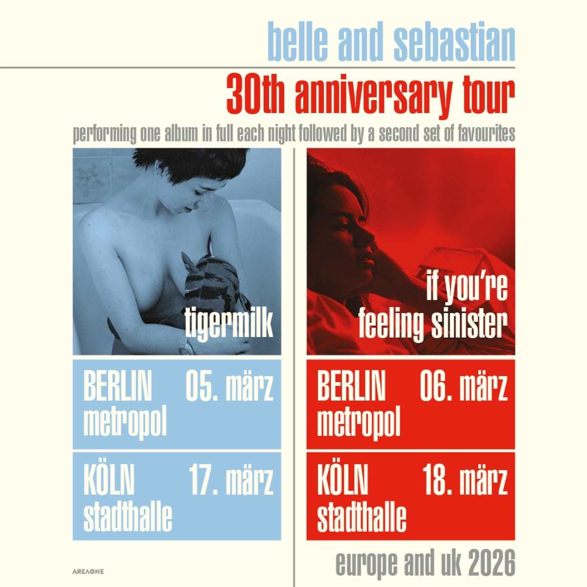 Billets Belle and Sebastian (Stadthalle Köln-Mülheim - Cologne)