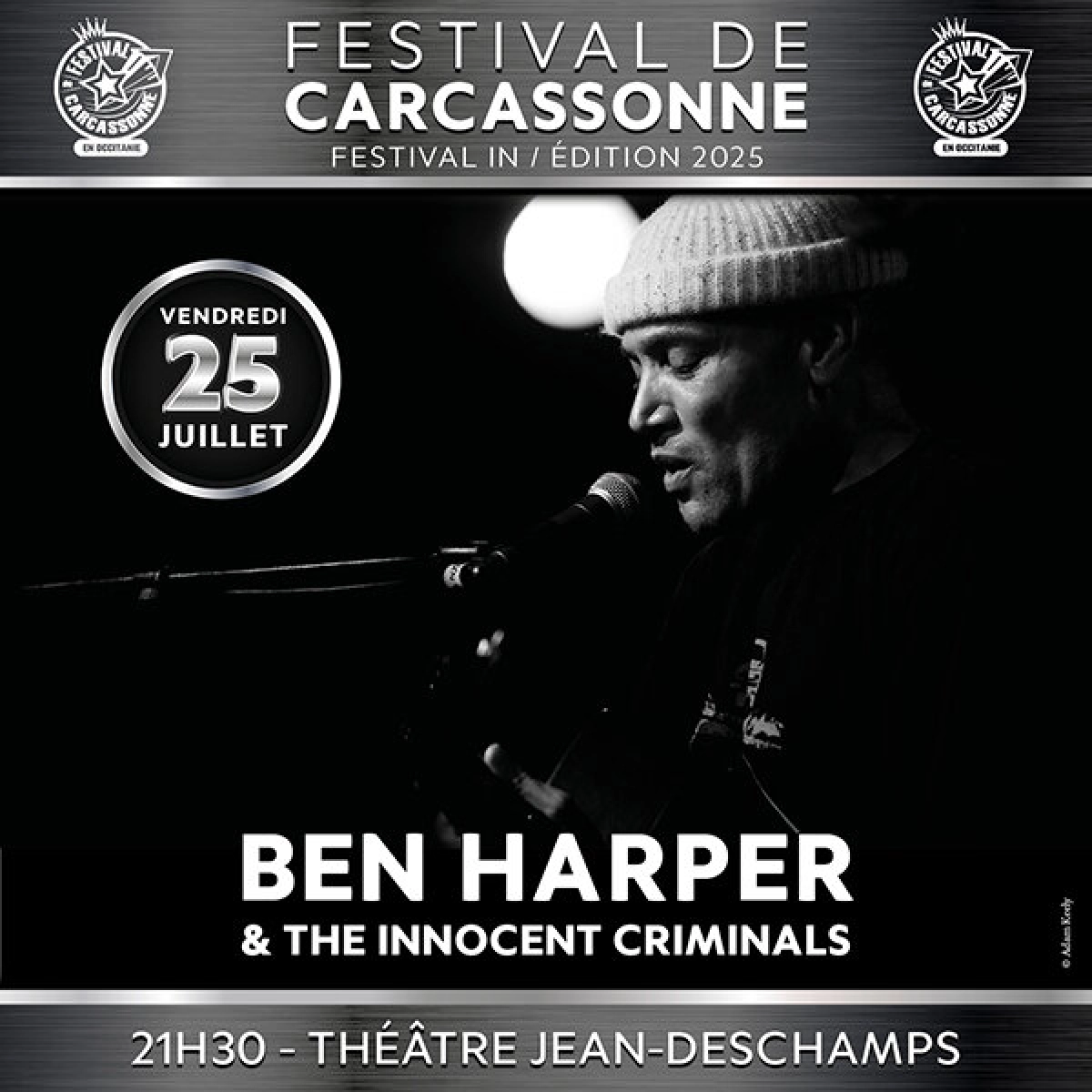 Billets Ben Harper - The Innocent Criminals (Theatre Jean Deschamps - Carcassonne)