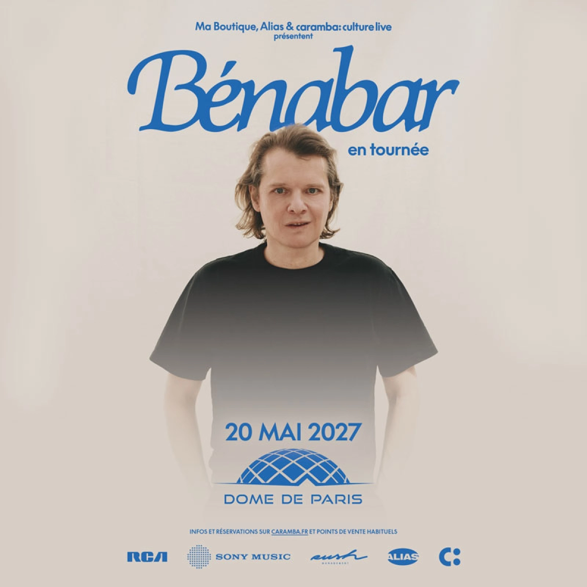 Benabar at Palais des Sports - Dome de Paris Tickets