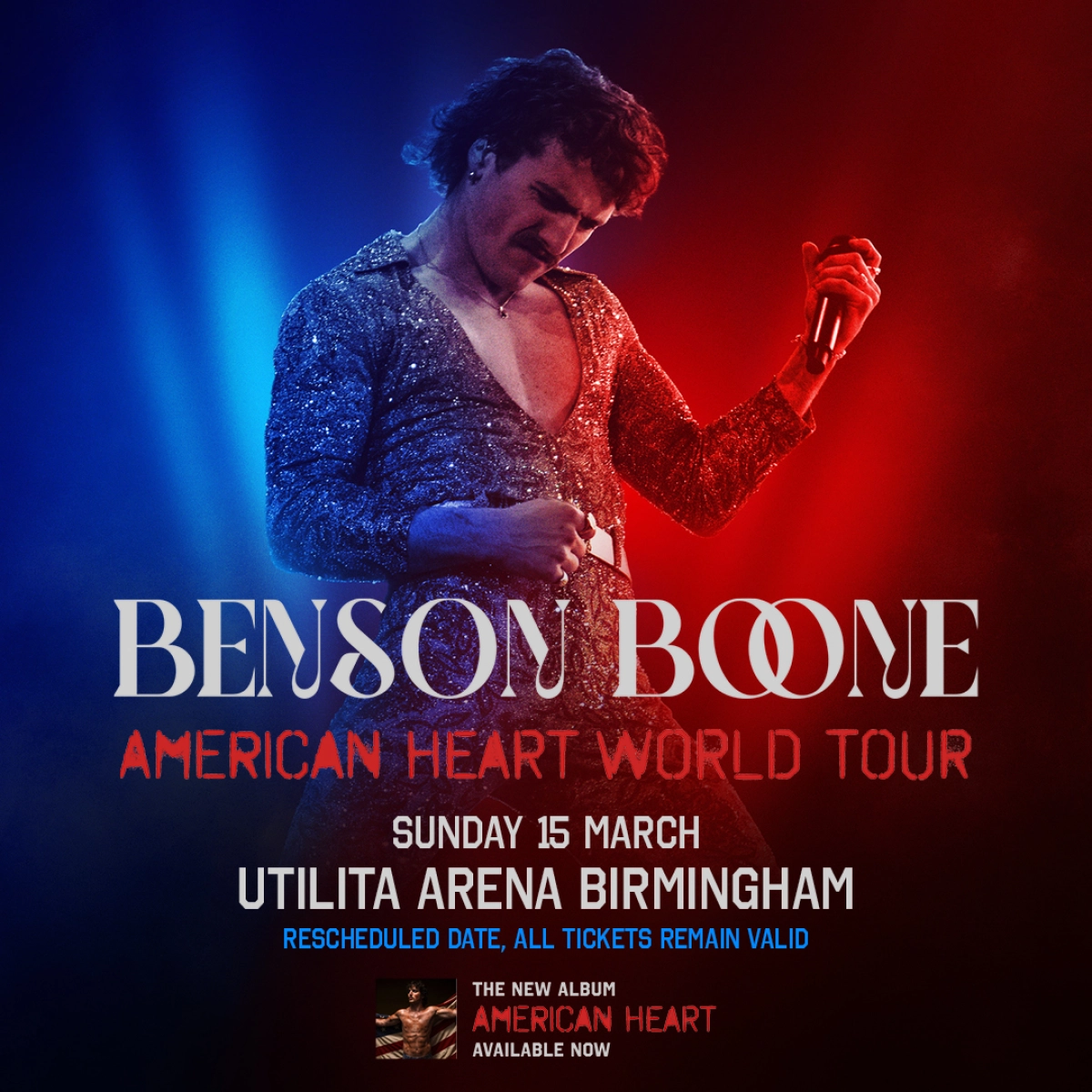 Benson Boone at Utilita Arena Birmingham Tickets