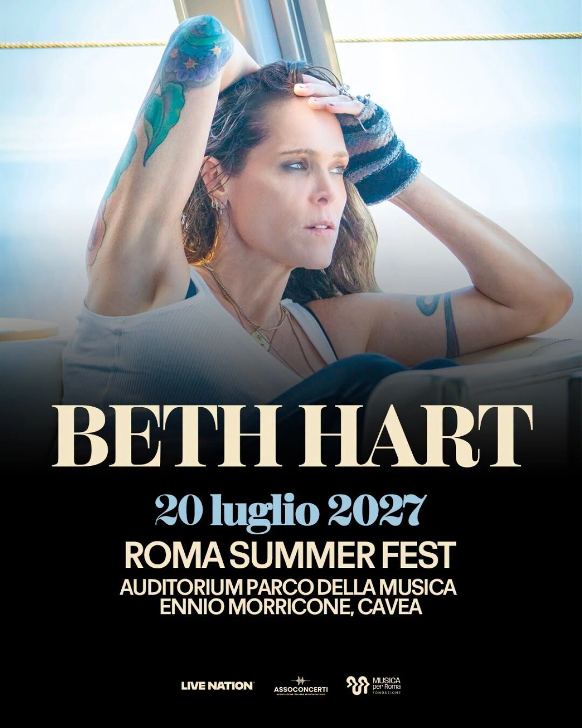Beth Hart at Cavea Auditorium Parco della Musica Tickets