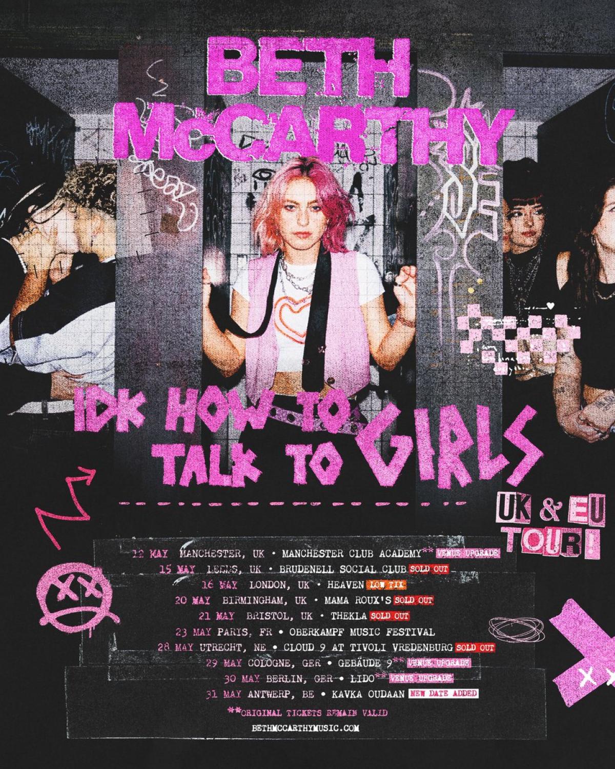 Beth Mccarthy - Idk How To Talk To Girls Eu Tour al Gebäude 9 Tickets