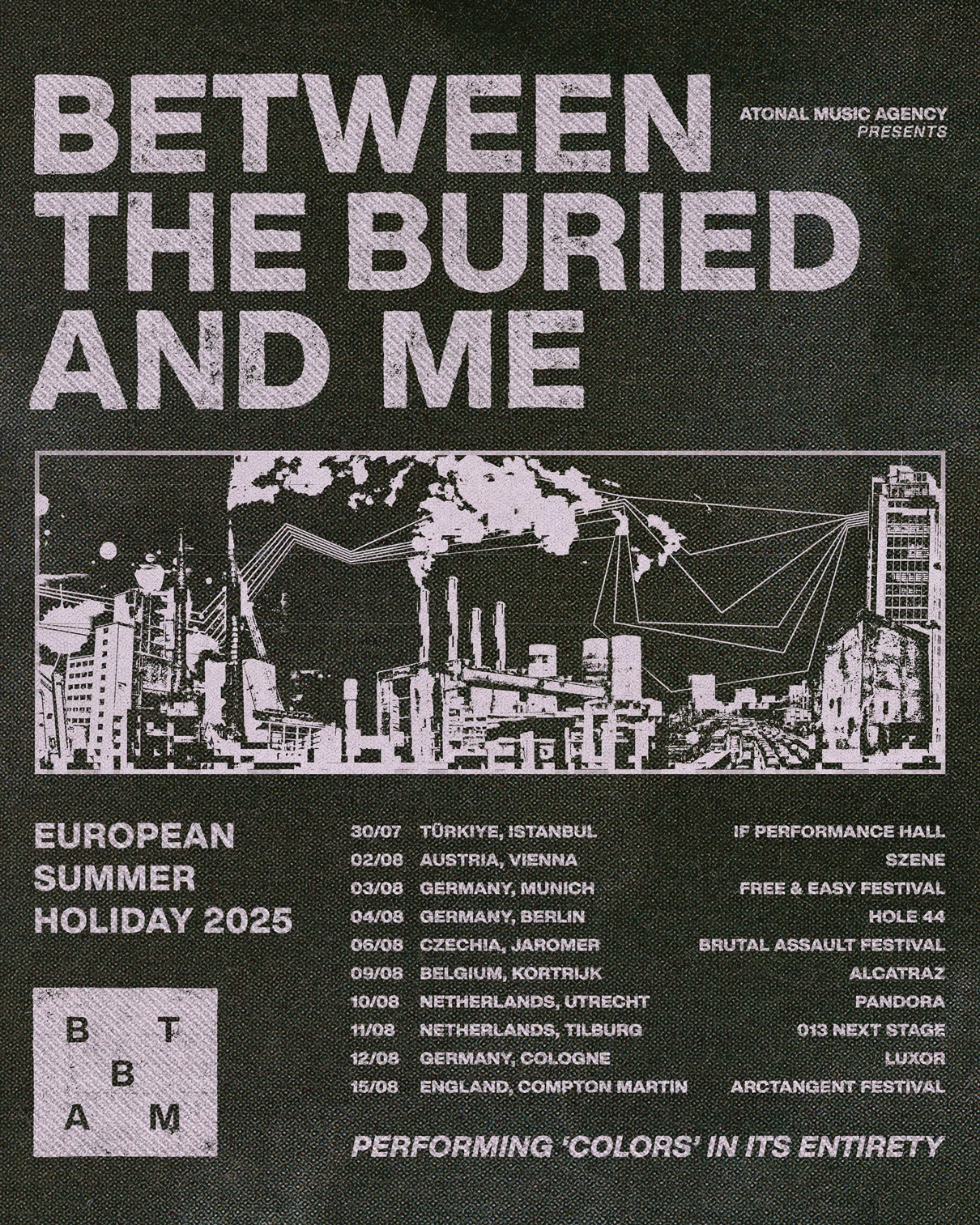 Billets Between The Buried and Me (Hole 44 - Berlin)