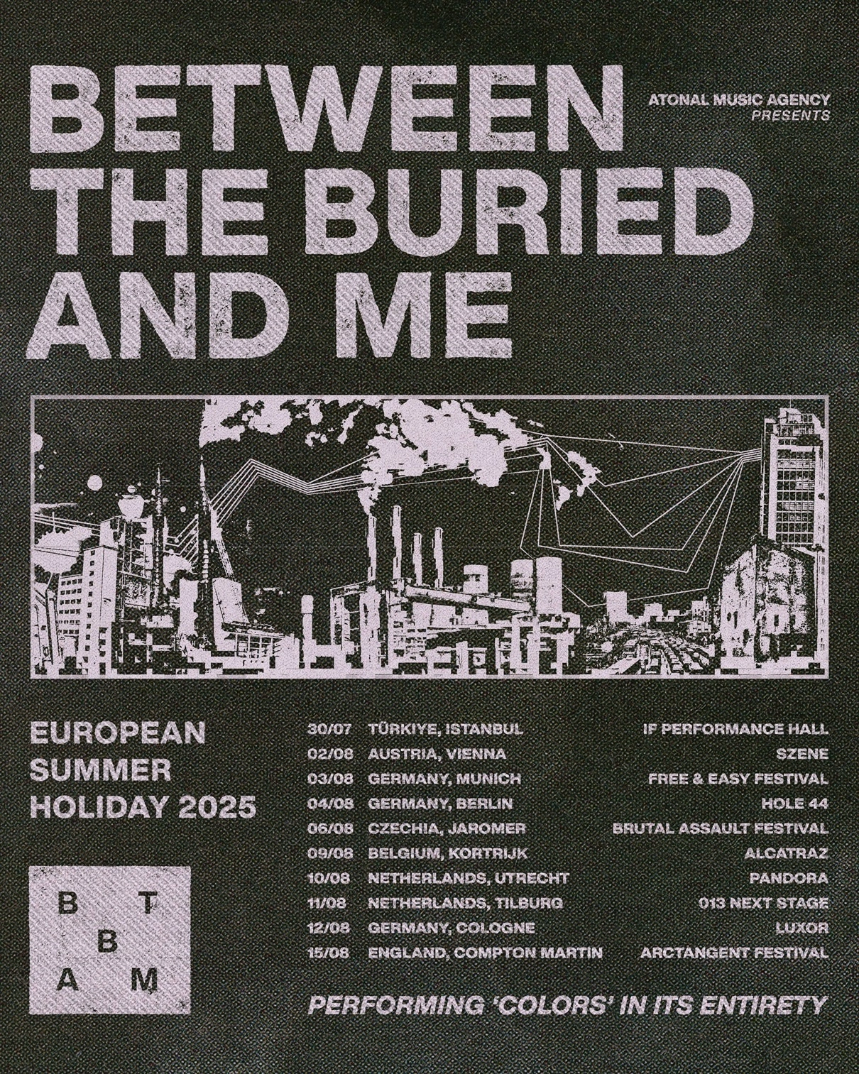 Billets Between The Buried and Me (Luxor Cologne - Cologne)