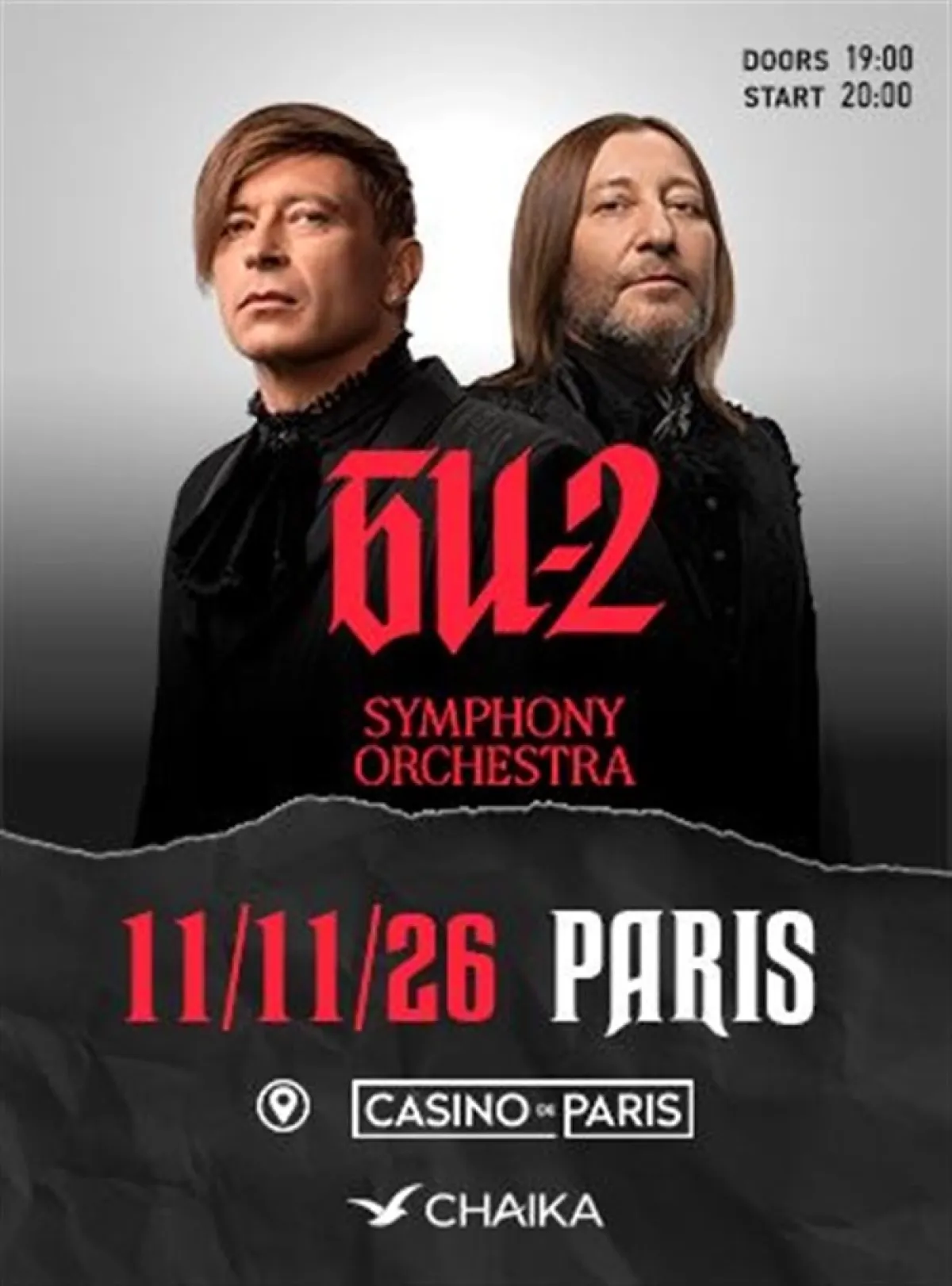 Bi-2 en Casino de Paris Tickets