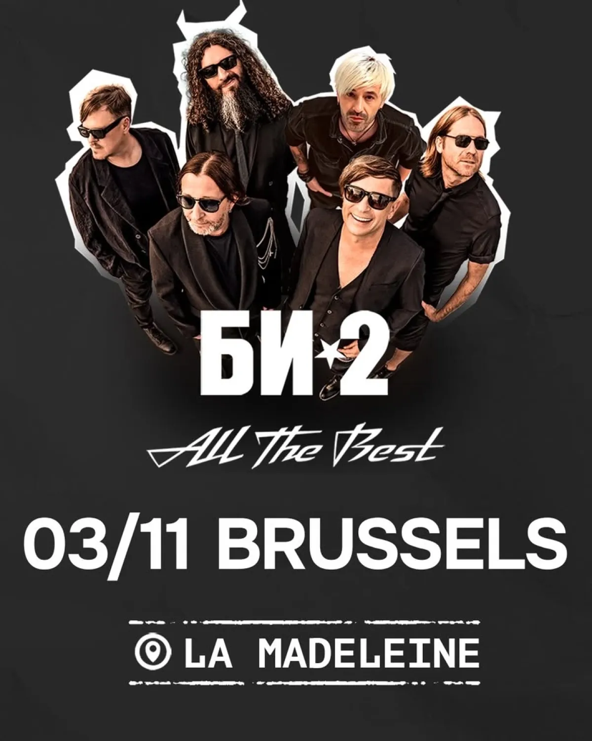 Billets Bi-2 (La Madeleine Bruxelles - Bruxelles)