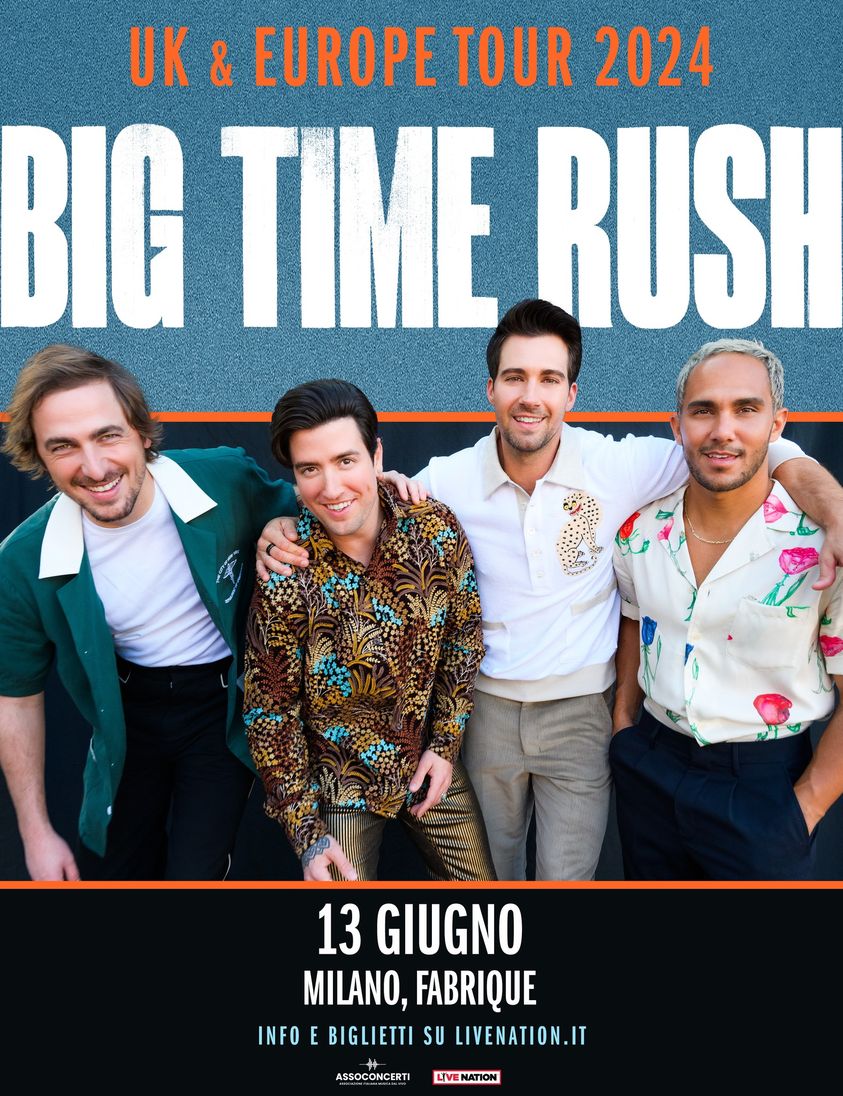 Big Time Rush en Fabrique Milano Tickets