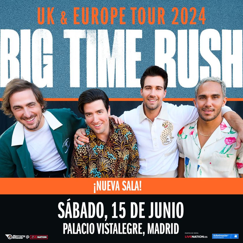 Big Time Rush in der Palacio Vistalegre Tickets