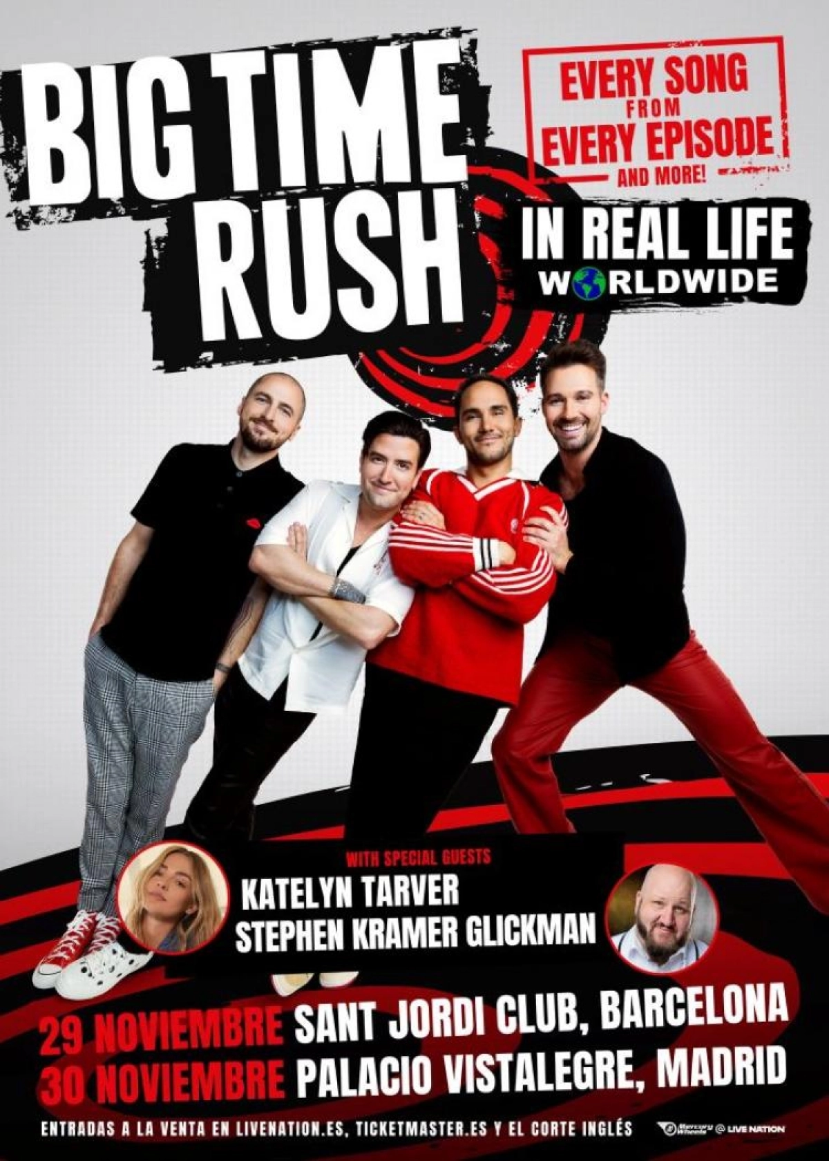Billets Big Time Rush (Palacio Vistalegre - Madrid)