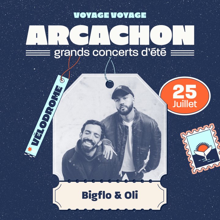 Bigflo et Oli at Velodrome Arcachon Tickets