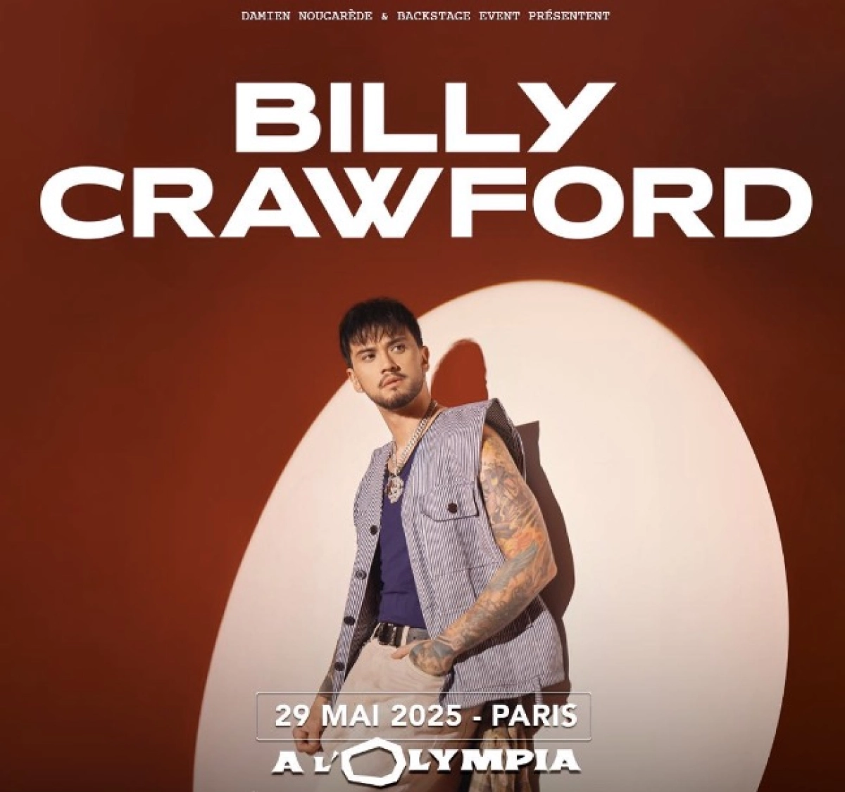 Billets Billy Crawford (Olympia - Paris)