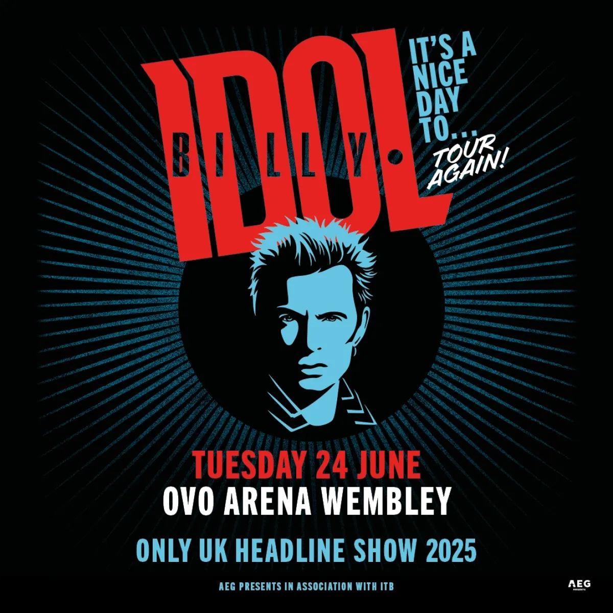 Billets Billy Idol (OVO Arena Wembley - Londres)