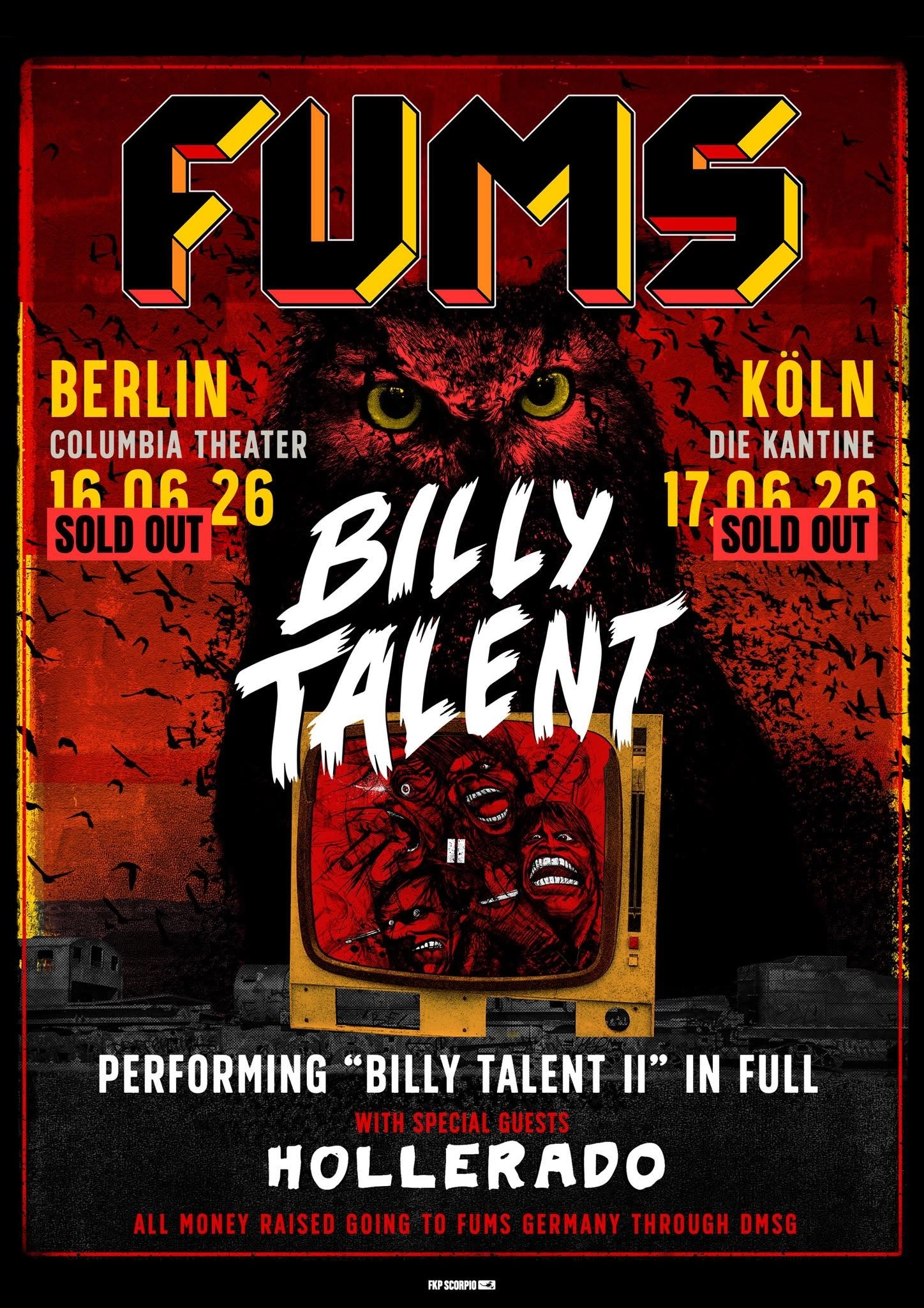 Billets Billy Talent (Columbia Theater - Berlin)