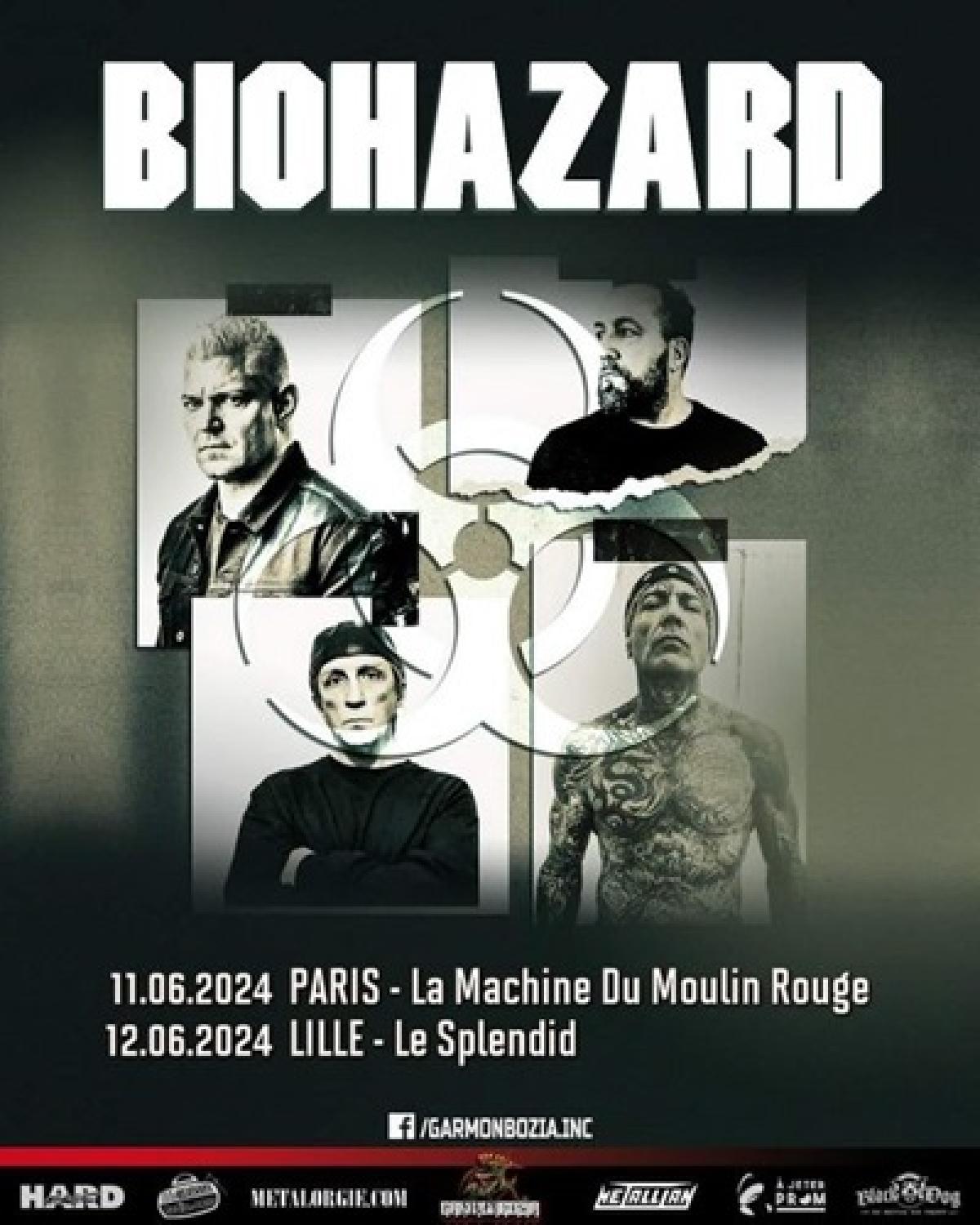 Biohazard at Le Splendid Lille Tickets