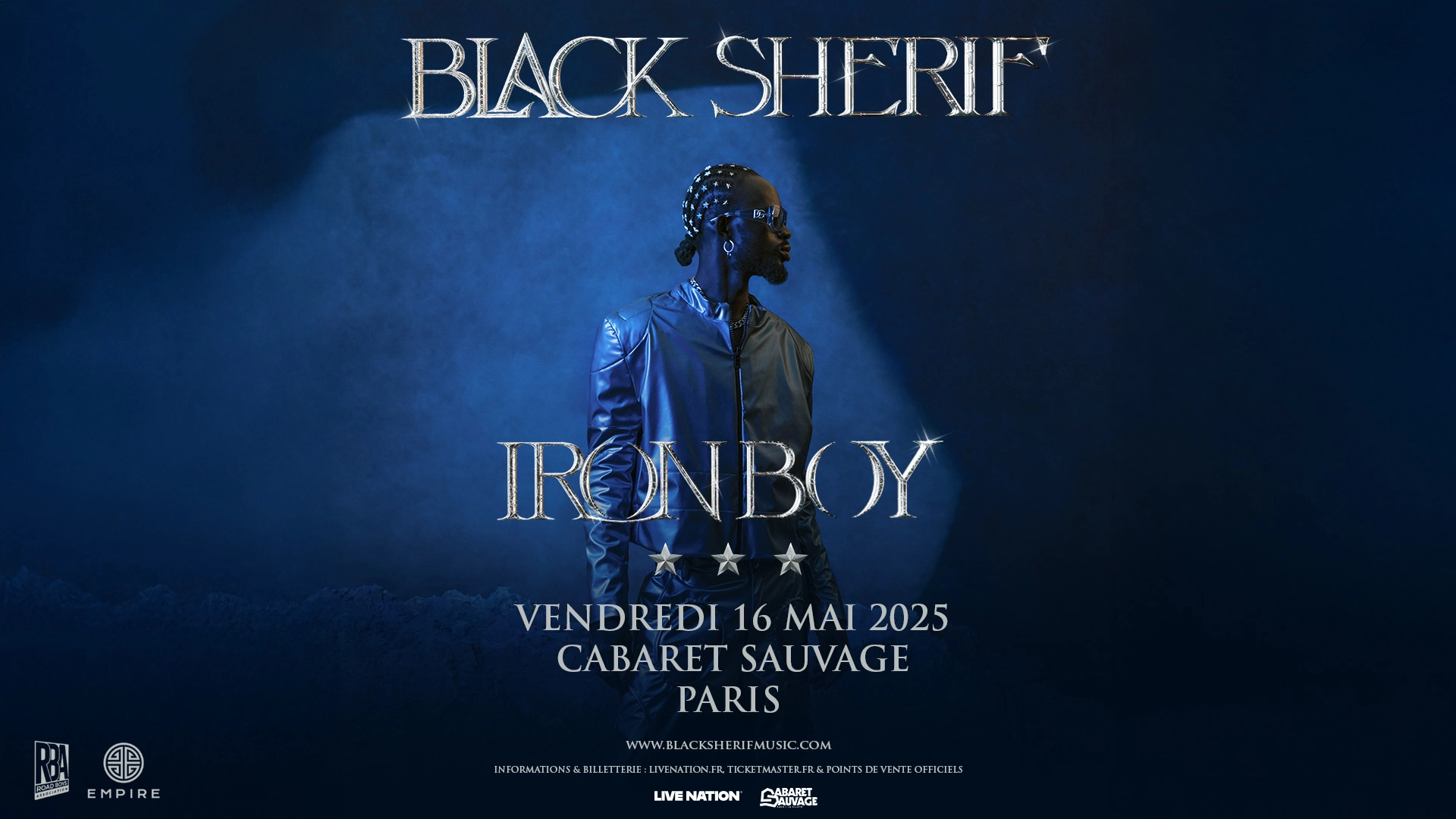 Billets Black Sherif (Cabaret Sauvage - Paris)