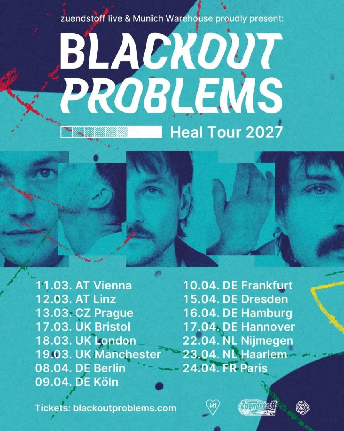 Blackout Problems at Live Music Hall Tickets