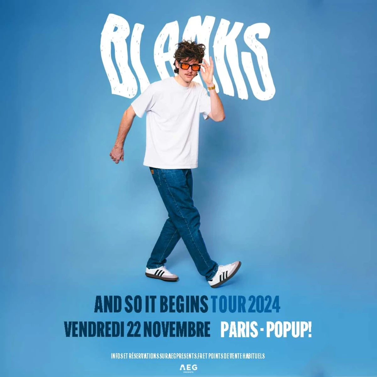 Blanks in der Popup Paris Tickets