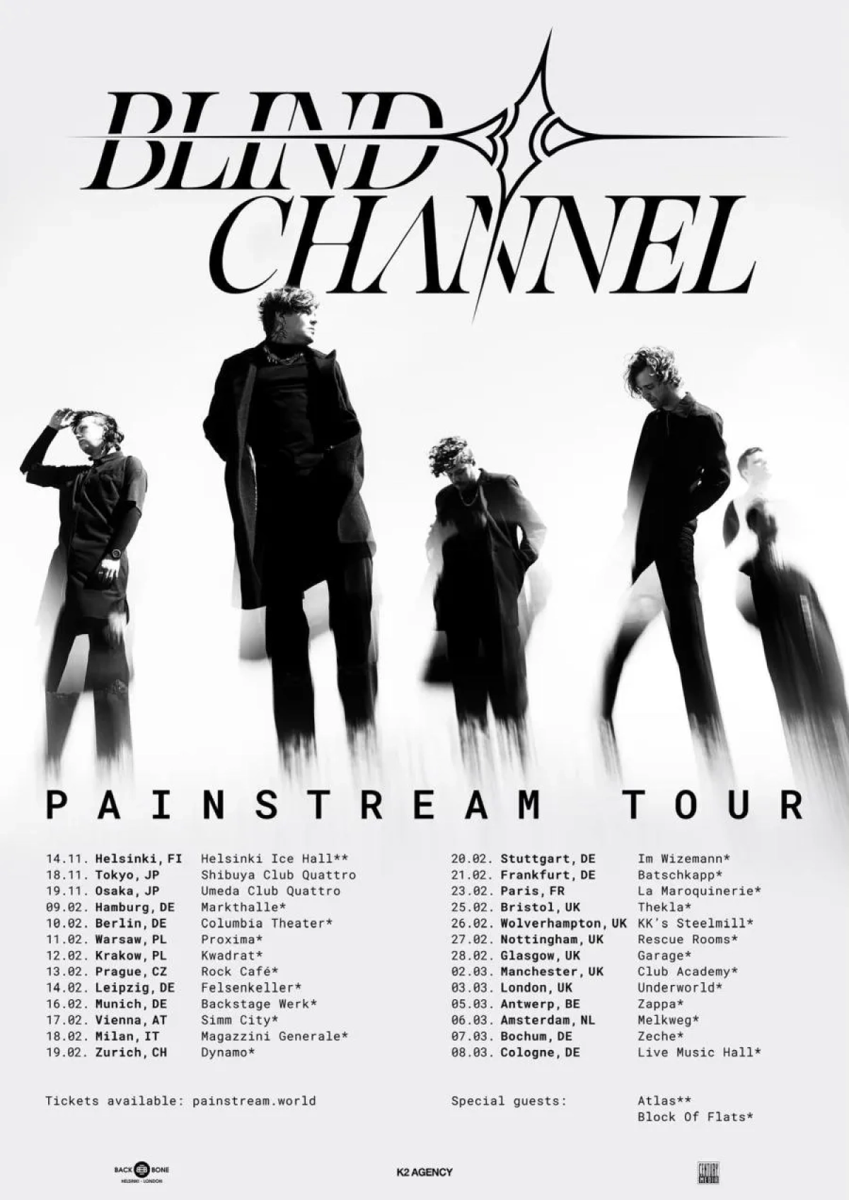 Blind Channel at Dynamo Zurich Tickets