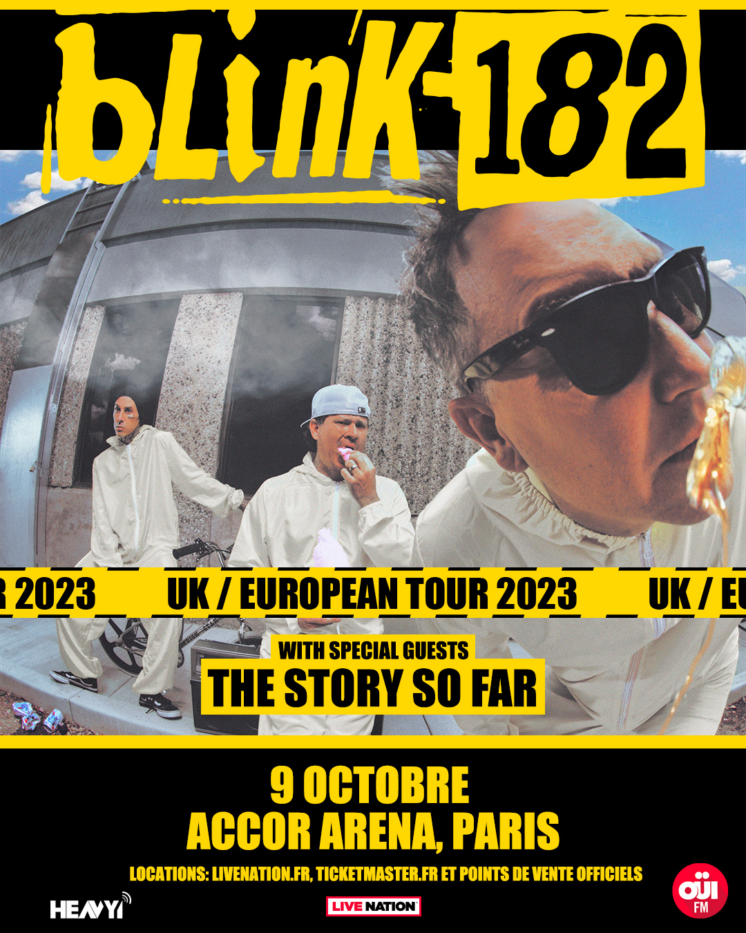 Billets Blink 182 (Accor Arena - Paris)