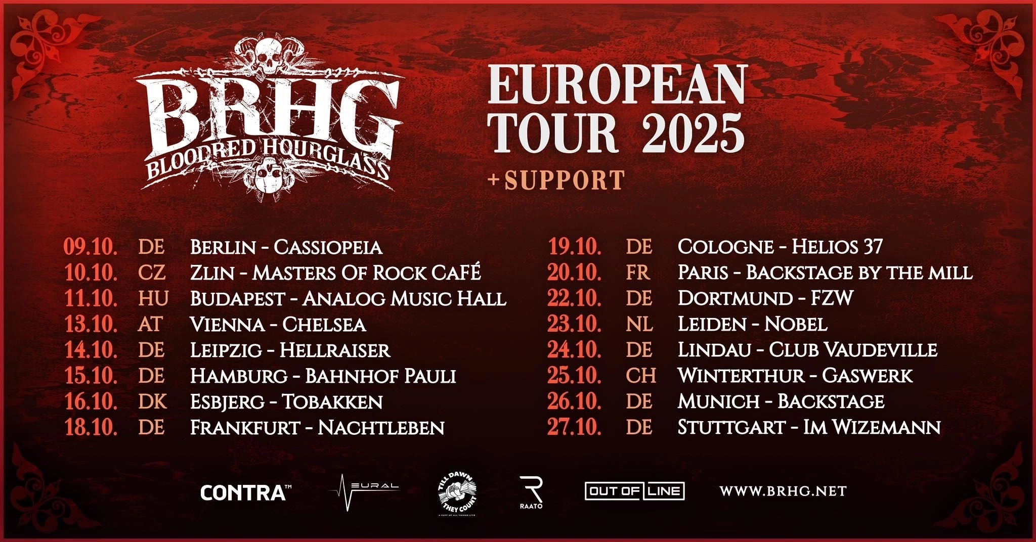 Billets Bloodred Hourglass (Im Wizemann - Stuttgart)