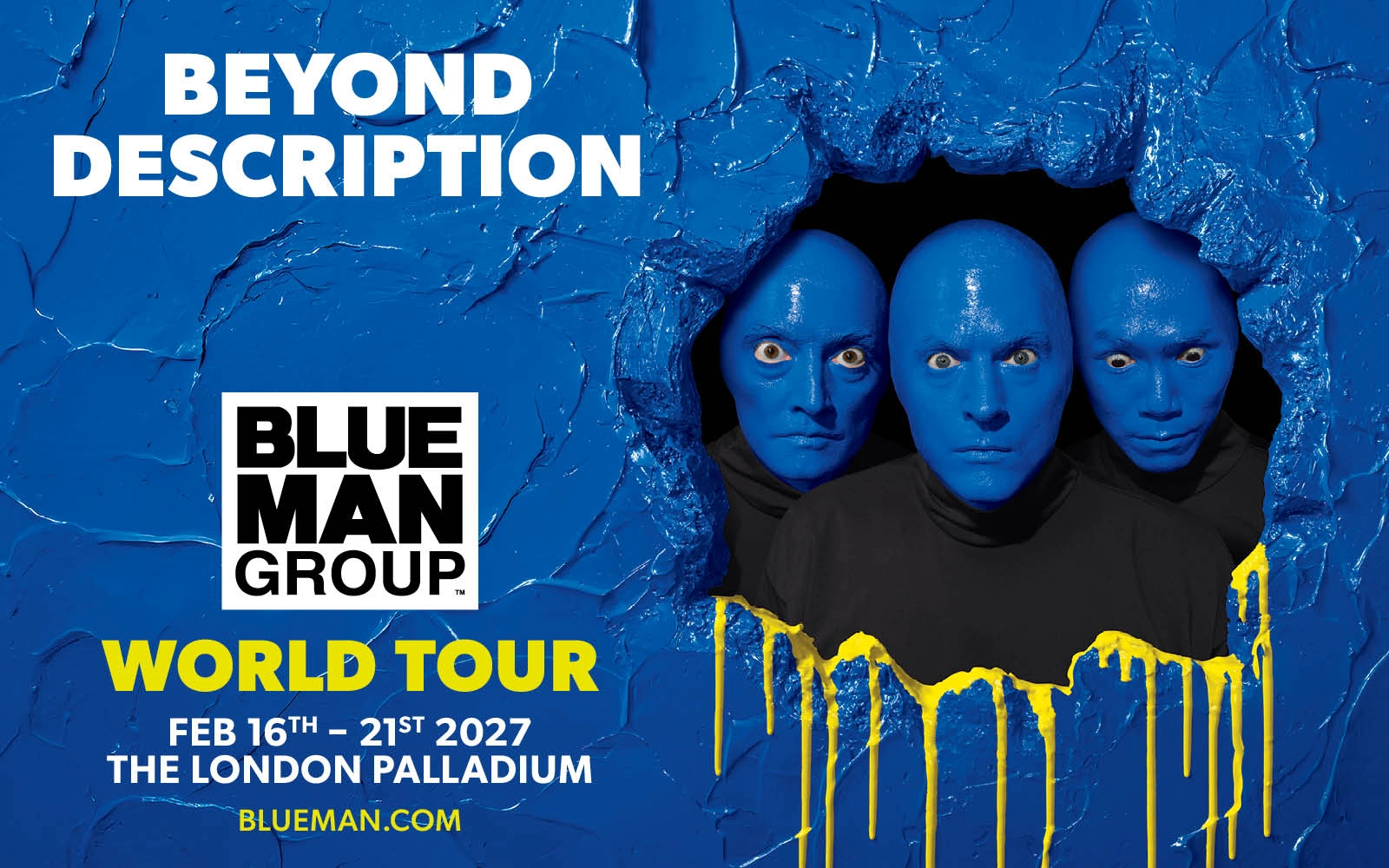 Blue Man Group at London Palladium Tickets