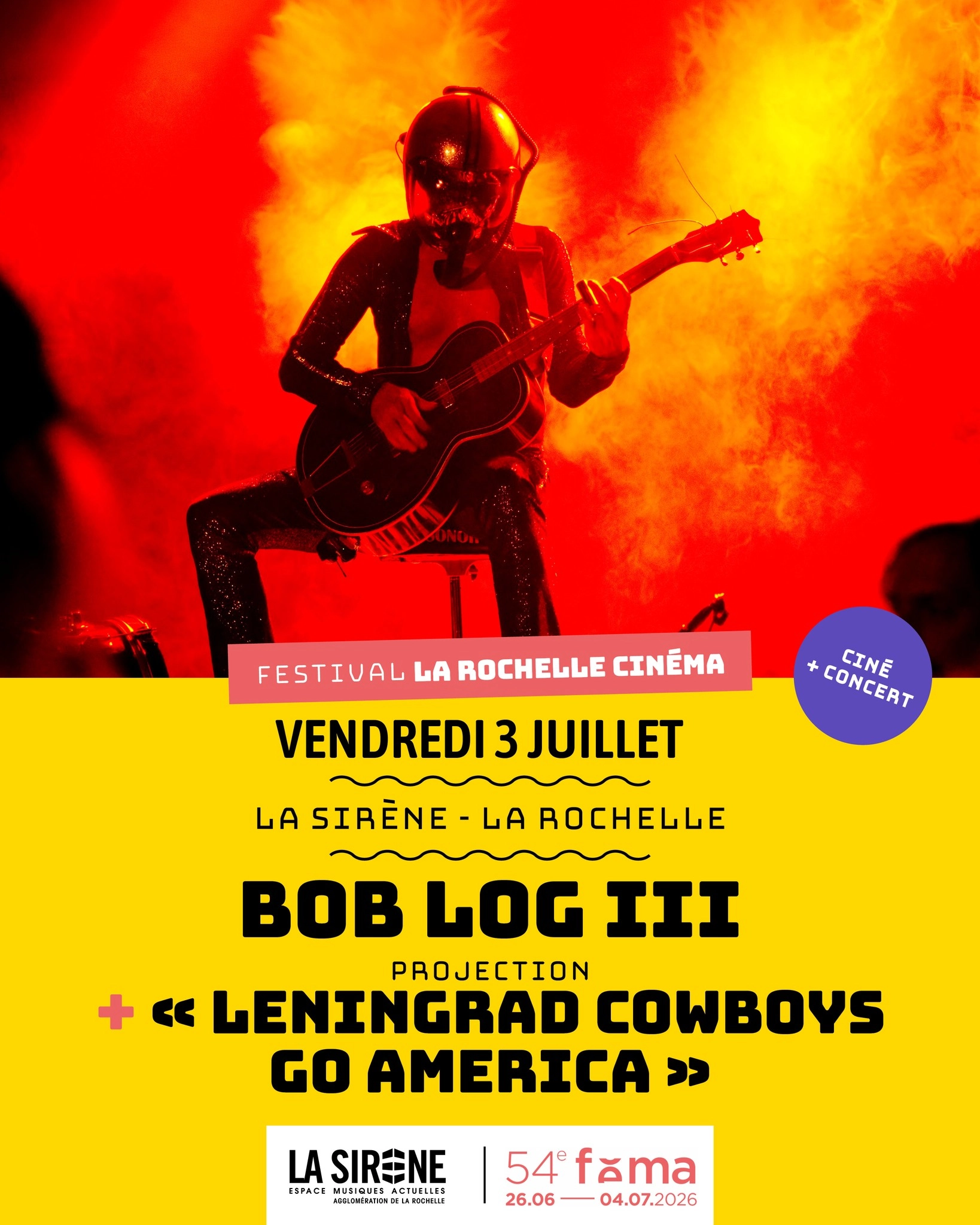 Billets Bob Log III (La Sirene - La Rochelle)
