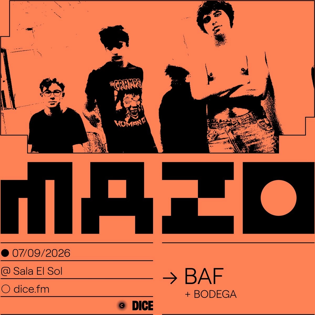 Bodega at Sala El Sol Tickets