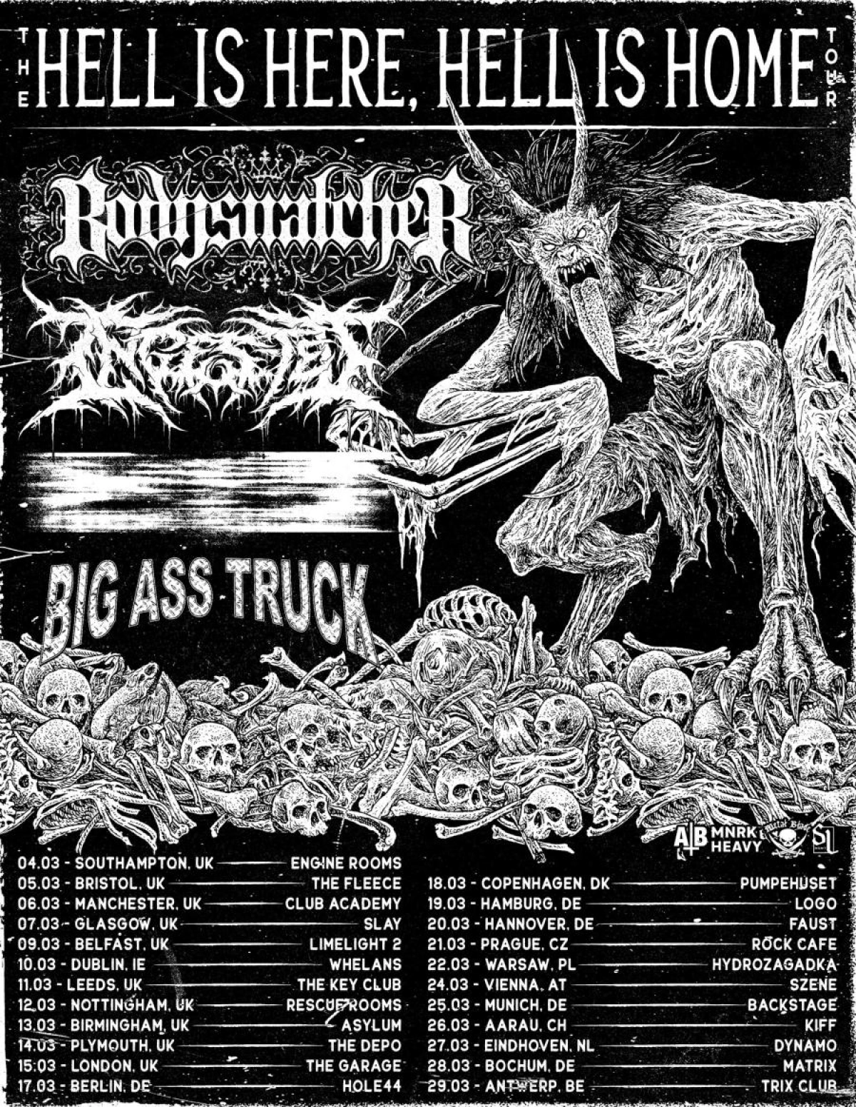 Billets Bodysnatcher - Ingested - Big Ass Truck (Dynamo Eindhoven - Eindhoven)