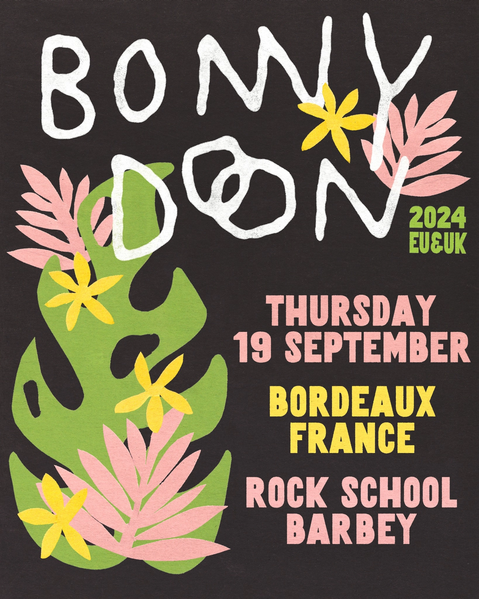 Billets Bonny Doon (Rock School Barbey - Bordeaux)