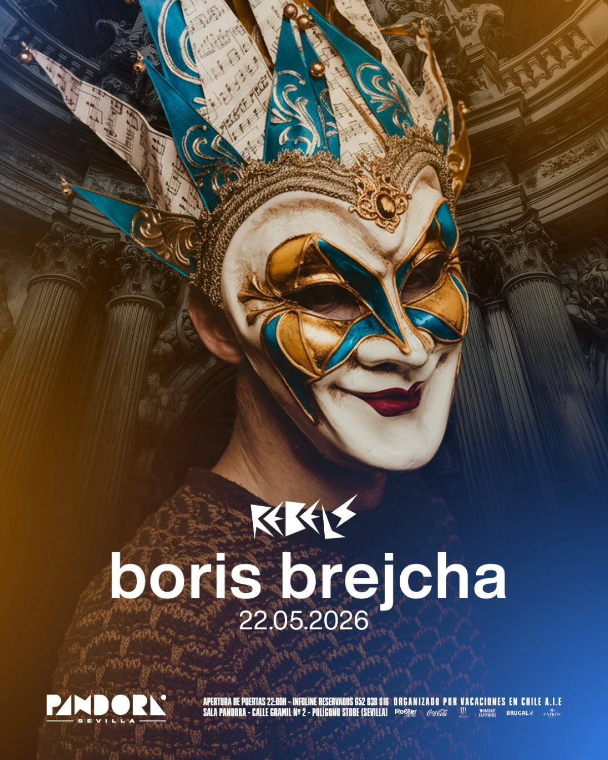 Boris Brejcha at Pandora Sevilla Tickets